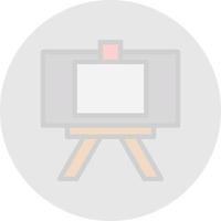 Canvas And Easel Vector Icon Design