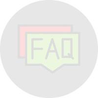 Faq Vector Icon Design