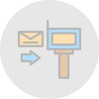 Direct Mail Vector Icon Design