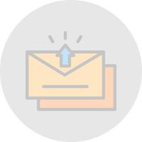 Email Blasts Vector Icon Design