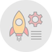 Launch Optimization Vector Icon Design