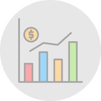 Financial Data Vector Icon Design