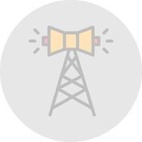 Radio Broadcast Vector Icon Design