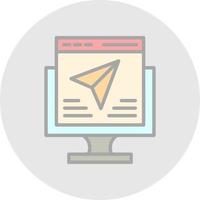 Landing Page Vector Icon Design