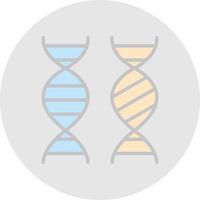 Genetic Comparation Vector Icon Design