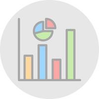 Market Forecast Vector Icon Design