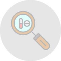 Drug Discovery Vector Icon Design