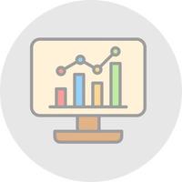 Analytics Vector Icon Design