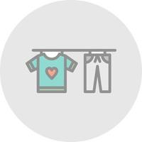 Laundry Vector Icon Design