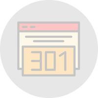 301 Redirect Vector Icon Design