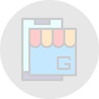 Google My Business Vector Icon Design