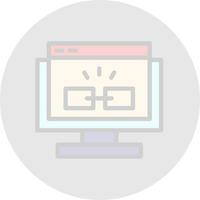 Hyperlink Vector Icon Design