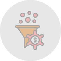 Conversion Rate Optimization Vector Icon Design