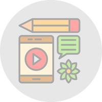 Flatlay Vector Icon Design