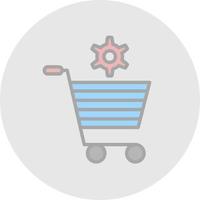 Ecommerce Solutions Vector Icon Design