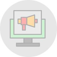 Ad Campaign Vector Icon Design