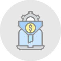 Conversion Rate Optimizer Vector Icon Design