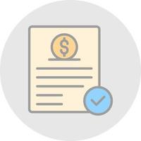 Investment Agreement Vector Icon Design