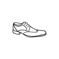 hombre Zapatos casual línea diseño vector
