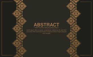 Elegant pattern style dark background vector