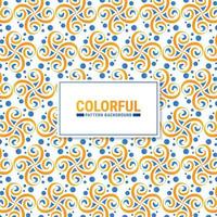 Colorful abstract geometric pattern design vector