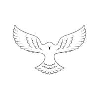 Peace Dove Symbol Illustration vector