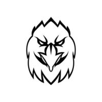 Eagle Head Illustration Vector Design