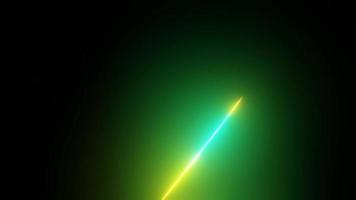 3d futuristico neon astratto sfondo, laser raggi colorato luci animazioni ciclo continuo video