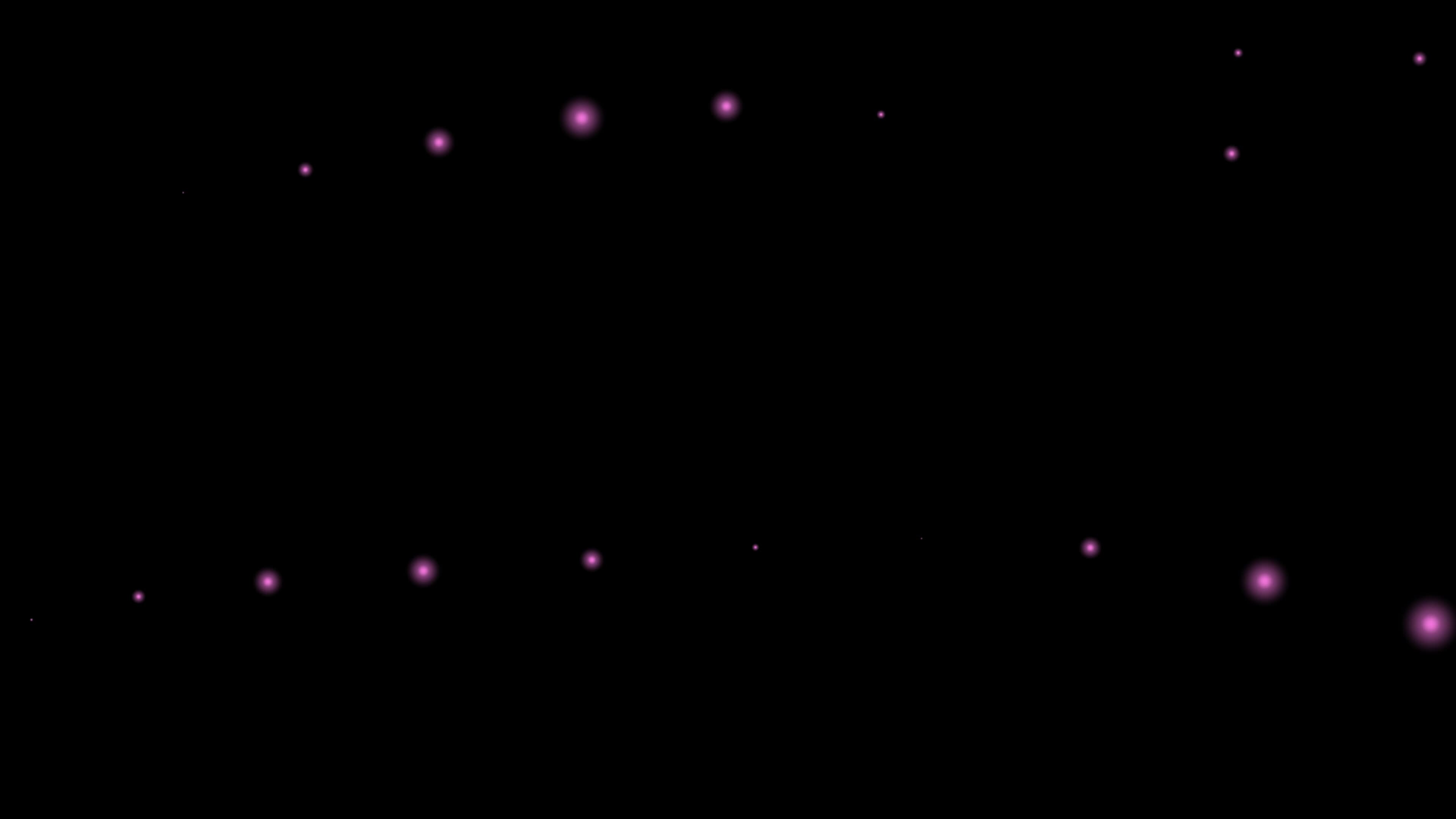 Abstract background animation shining particles and dust flowing in