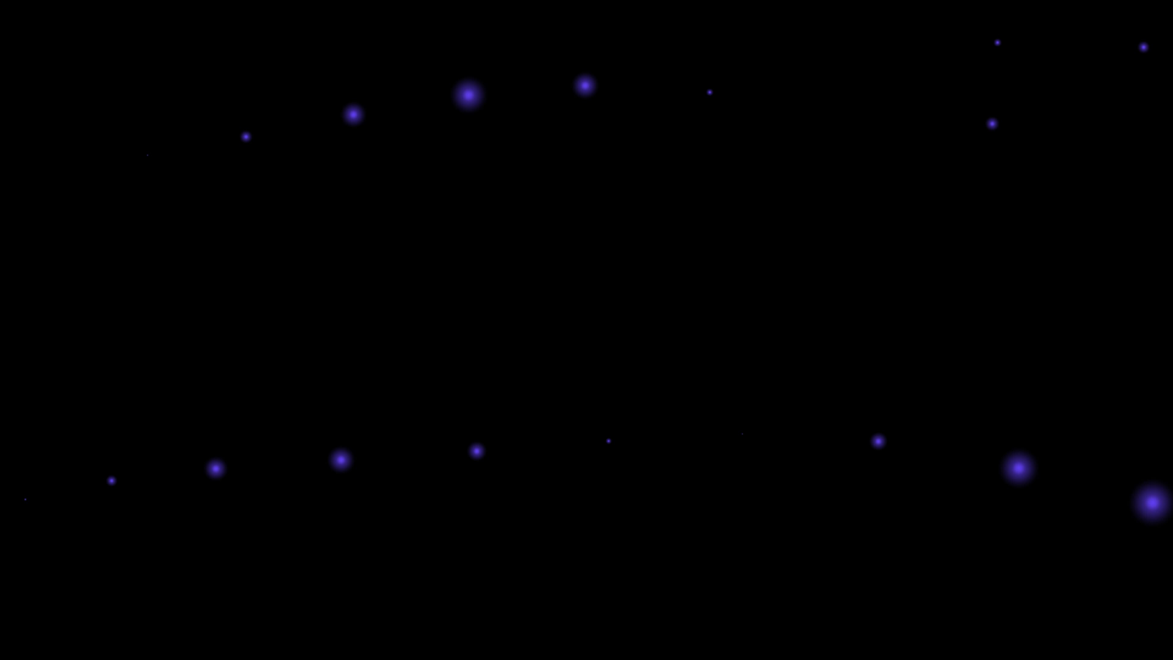 Abstract background animation shining particles and dust flowing in