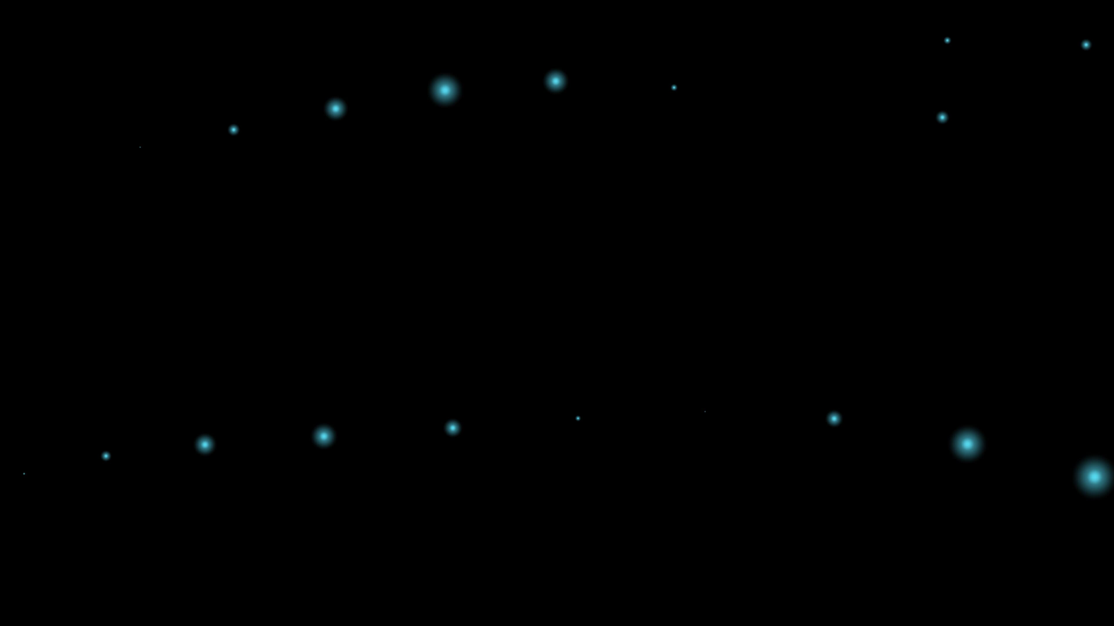 Abstract background animation shining particles and dust flowing in