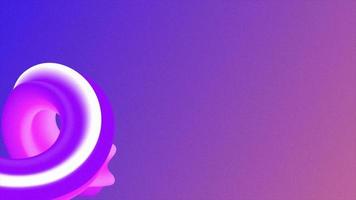 Abstract purple pink gradient 3D caramel candy curved line bubblegum abstract background. Video 4k, 60 fps