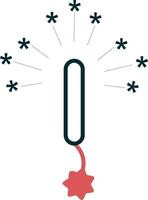 Sparkler Vector Icon