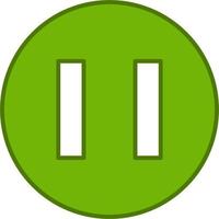 Pause button Vector Icon