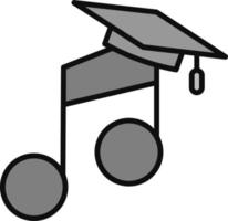 icono de vector de educación musical