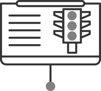 icono de vector de presentación