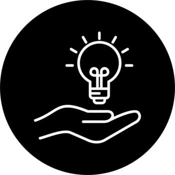 icono de vector de solución