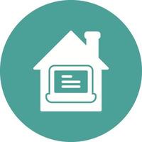 Work From Home  Vector Icon