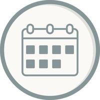 Weekly Calendar Vector Icon