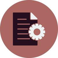 Content Management Vector Icon