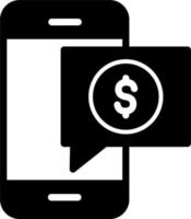 Mobile Banking Vector Icon