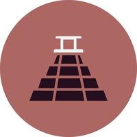 Aztec Pyramid Vector Icon