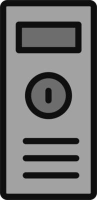 Computer Tower Vector Icon