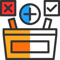 diseño de icono de vector de decisión de compra