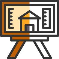 diseño de icono de vector de arquitectura