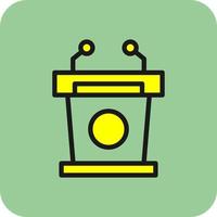 Podium Vector Icon Design