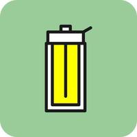 Wattle Bottle Vector Icon Design