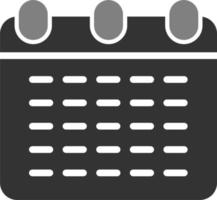 Monthly Calendar Vector Icon
