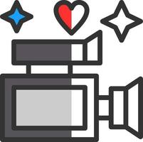 Video Camera Vector Icon Design