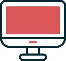 Monitor Screen Vector Icon